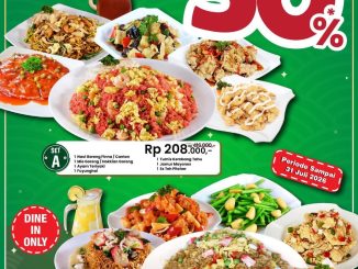 Promo WOK Bank Mega Diskon 50% Set Menu paket makan rame