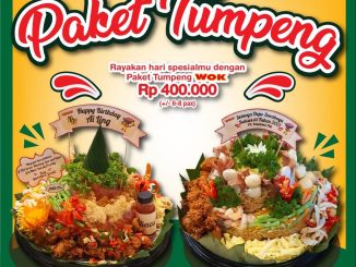 Promo WOK Restaurant Paket Tumpeng Oriental mulai Rp. 400.000 untuk perayaan spesial.