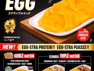 Promo Yoshinoya NEW Japanese Style Scrambled Egg mulai Rp. 20.000 pilihan combo triple protein dan kids meal