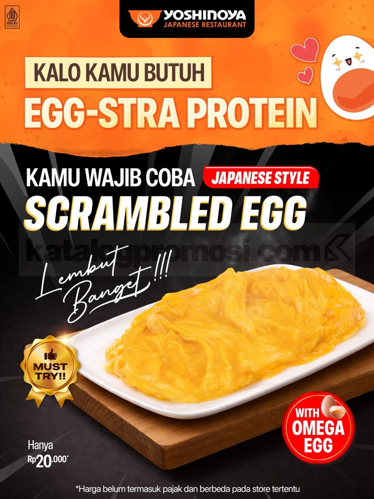 Promo Yoshinoya NEW Japanese Style Scrambled Egg mulai Rp. 20.000 Promo Yoshinoya NEW Japanese Style Scrambled Egg mulai Rp. 20.000 1