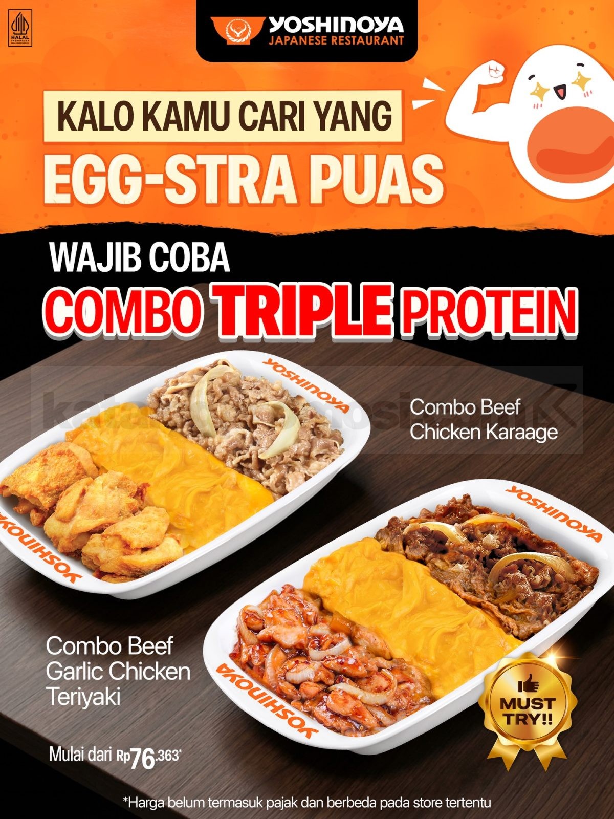 Promo Yoshinoya NEW Japanese Style Scrambled Egg mulai Rp. 20.000 Promo Yoshinoya NEW Japanese Style Scrambled Egg mulai Rp. 20.000 3