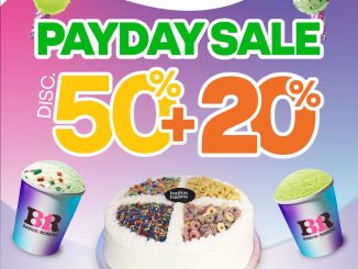 Promo Baskin Robbins Payday Sale Diskon 50% + 20% dengan Kartu Kredit Bank Mega 2
