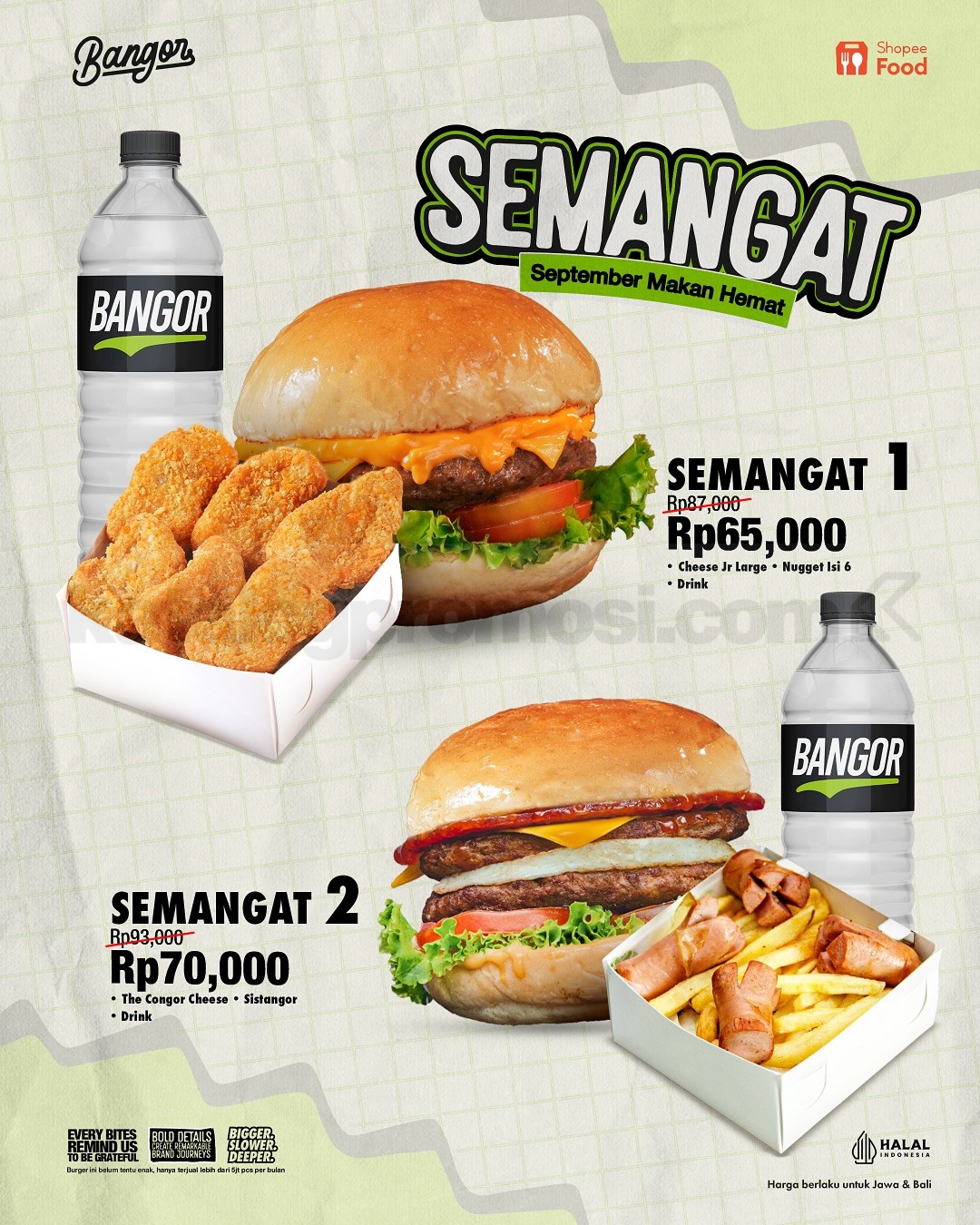 Promo Burger Bangor Online Delivery September Makan Hemat mulai Rp65Ribu 1