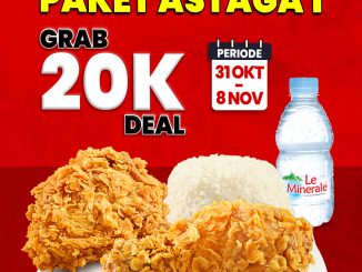 Promo CFC GrabFood Dine Out Deals Paket Astaga 1 cuma Rp. 20Ribu! 1