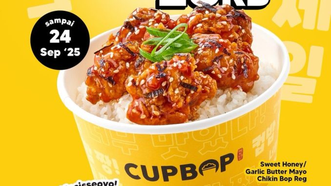 Promo CUPBOP Chingu Sale Menu Favorit hanya Rp28Ribu 1