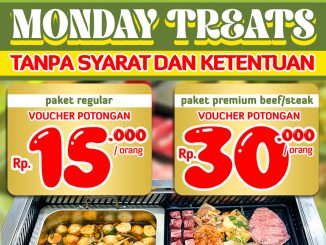 Promo Deuseyo Korean BBQ & JJIGAE Monday Treats Voucher Potongan hingga Rp30Ribu/Orang