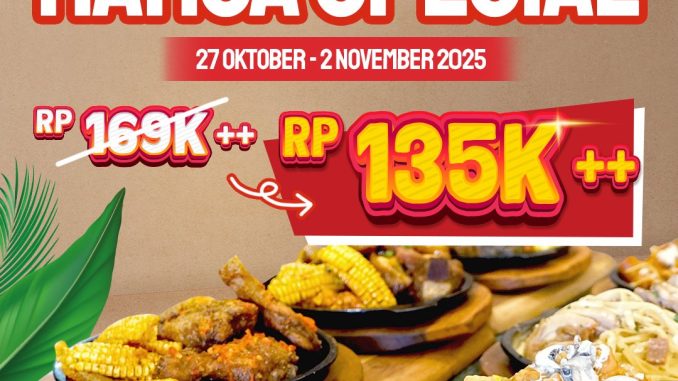 Promo Fogo All You Can Eat Harga Spesial cuma Rp 135K++ 1