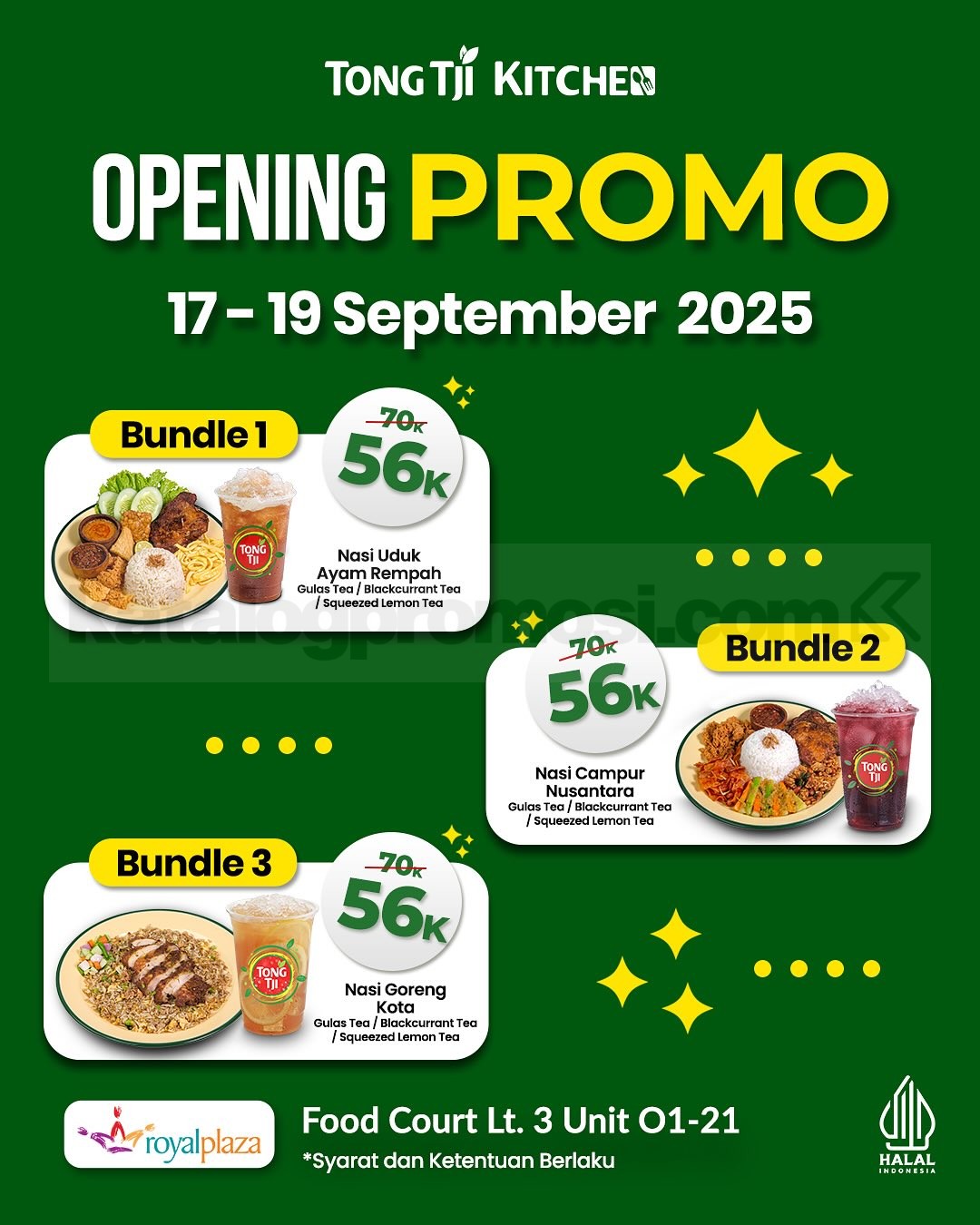 Promo Grand Opening Tong Tji Kitchen Bundle Hemat cuma Rp56Ribu 1