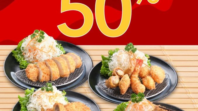 Promo Gyu Katsu Nakaido Bank Mega Diskon 50% untuk Semua Menu Makanan 1
