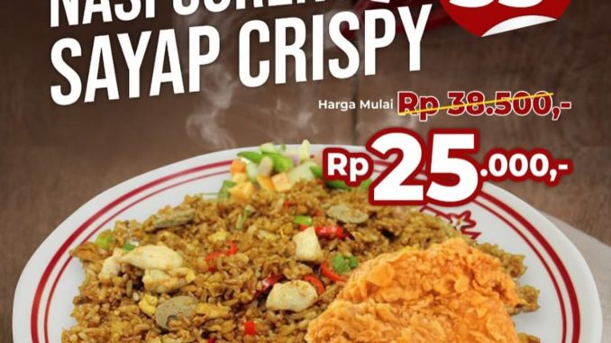 Promo Hits Chicken Spesial Combo Nasi Goreng Sayap Crispy Diskon 35% 1