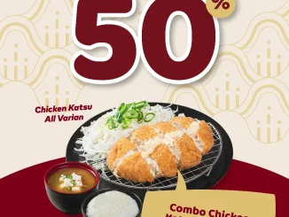 Promo Katsunyaka Gyukatsu Set Diskon 50%