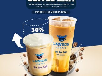 Promo Lawson International Coffee Day Large Size cuma tambah Rp1.000