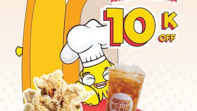 Promo Master Squid 10.10 Squid Head + Lemon Tea cuma Rp10K 1