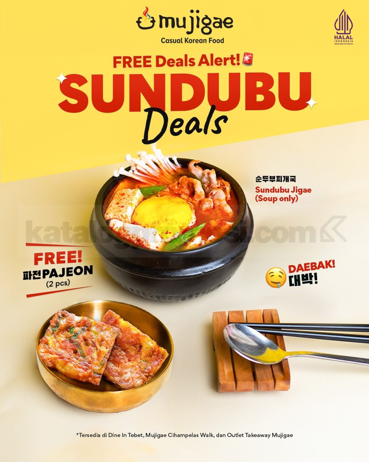 Promo Mujigae Sundubu Deals Beli Sundubu Jigae Gratis 2 Pajeon