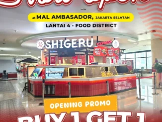 Promo Opening Shigeru Mal Ambasador Buy 1 Get 1 Sushi