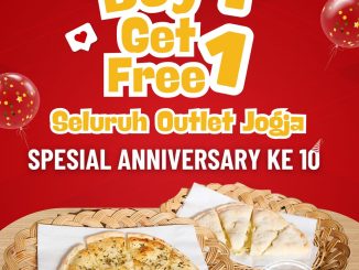Promo Panties Pizza Spesial Anniversary ke-10 Buy 1 Get 1