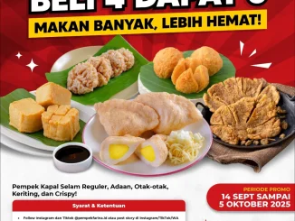 Promo Pempek Farina Beli 4 Dapat 5 cuma Rp 65.455
