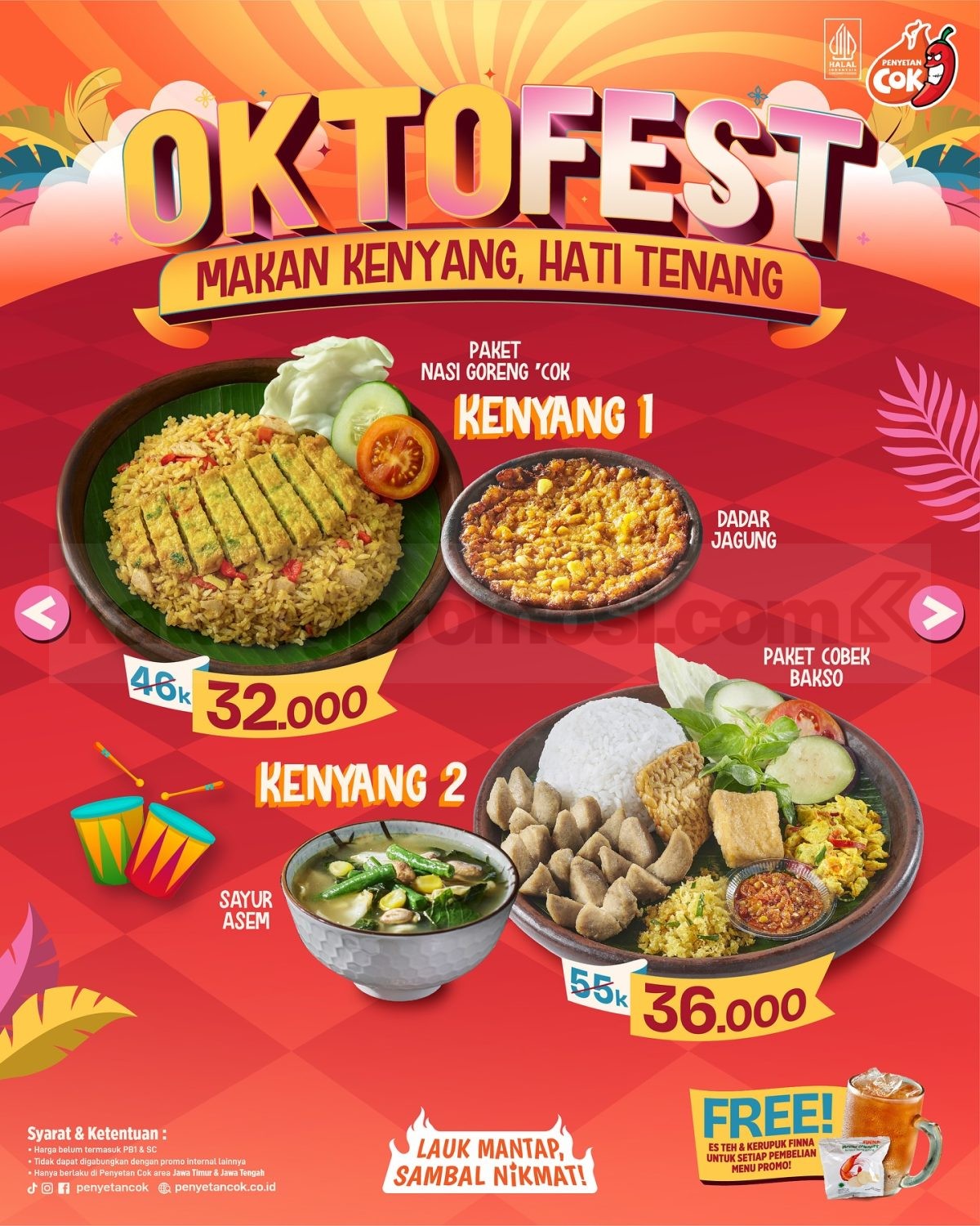 Promo PENYETAN COK OCTOFEST Paket Kenyang mulai dari Rp32ribu Promo PENYETAN COK OCTOFEST Paket Kenyang mulai dari Rp32ribu 1