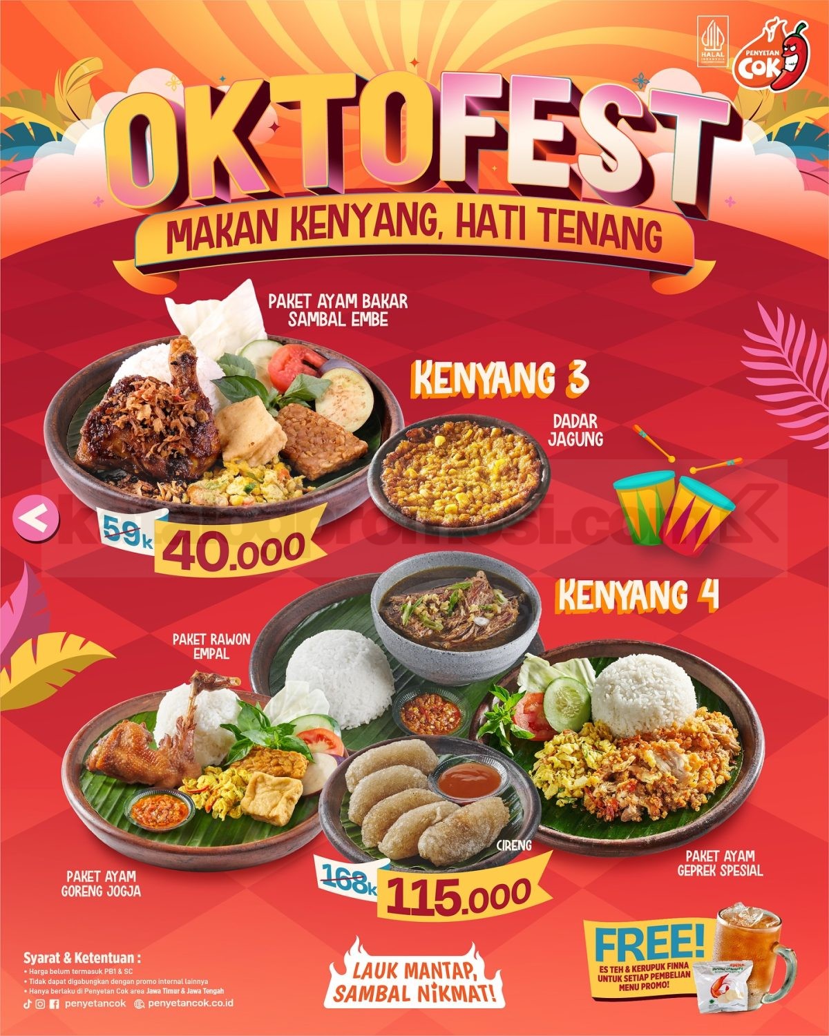 Promo PENYETAN COK OCTOFEST Paket Kenyang mulai dari Rp32ribu Promo PENYETAN COK OCTOFEST Paket Kenyang mulai dari Rp32ribu 2