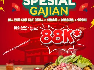 Promo Sakabe Buffet Spesial Gajian AYCE Grill + Shabu + Dimsum + Sushi cuma Rp88ribu 1