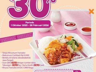 Promo Solaria Cashback 30% pakai Octo Pay 2