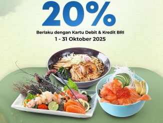 Promo Sushi Tei Spesial BRI Diskon 20% 2