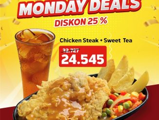 Promo Waroeng Steak Milad 25 Tahun Monday Deals Diskon 25%