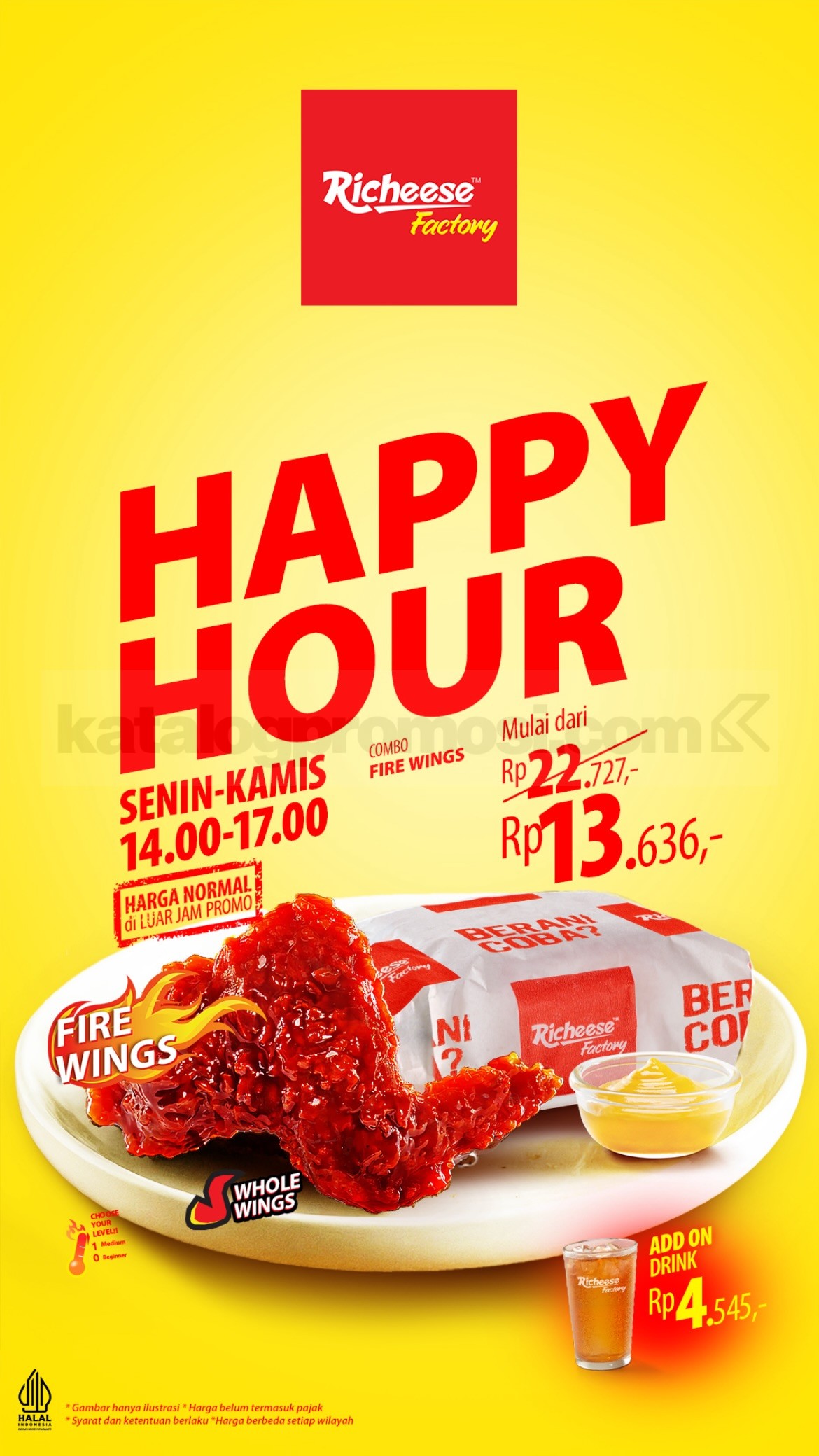 Promo Richeese Factory Happy Hour mulai Rp13.636 Promo Richeese Factory Happy Hour mulai Rp13.636