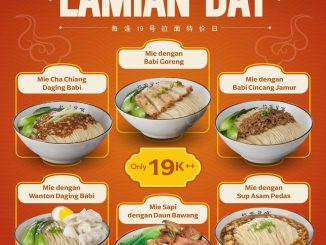 Promo Lamian Palace Lamian Day mie favorit Rp. 19.000++ berlaku 19 Oktober 2025
