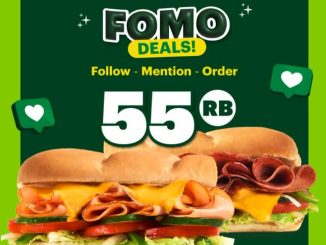 Promo Subway FOMO Deals 2 Sandwich Rp55.000