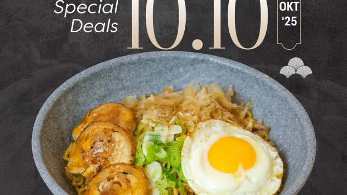 Promo Suteki Sushi Oktobest Special Deals 10.10 Dry Ramen All Varian cuma Rp10.100