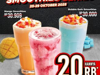 Promo Platinum Grill Sizzling Payday Smoothies Series Hanya Rp 20 Ribu*