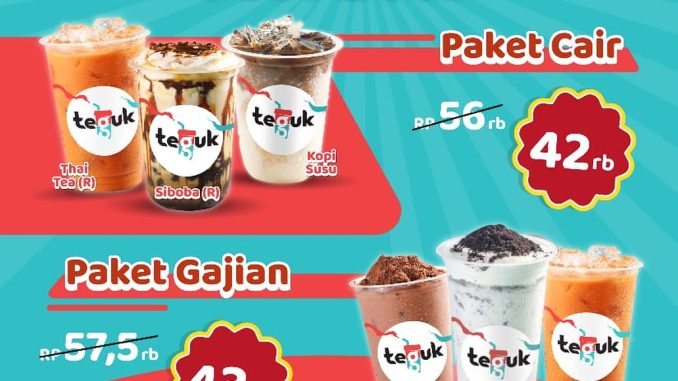 Promo Teguk Payday Paket Hemat mulai Rp42ribu via GoFood & ShopeeFood 1
