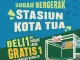 Promo Teh Kotjok Pre Opening Stasiun Kota Tua Beli 1 Gratis 1