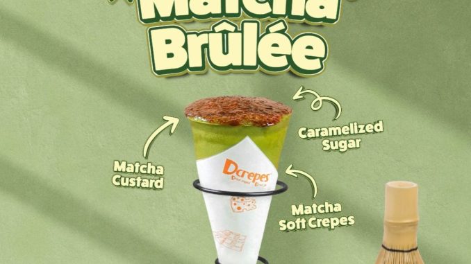Promo Baru Dcrepes Matcha Brulee Hanya Rp 27.272* 1