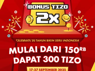 Promo TIMEZONE 30 Tahun Bikin Seru Bonus Tizo 2x Lipat