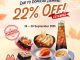 Promo Tom Sushi Special 22nd Anniversary Discount 22% Off