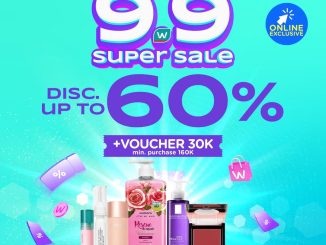 Promo Watsons 9.9 Super Sale Diskon hingga 60% + Voucher 30K