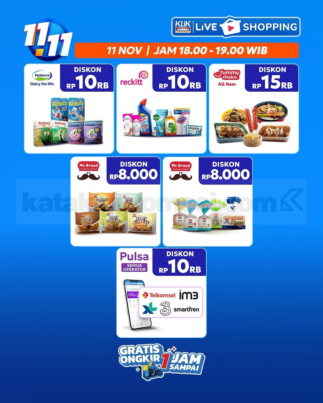 Promo Klik Indomaret 11.11 Diskon Kilat mulai Rp. 1.000 Promo Klik Indomaret 11.11 Diskon Kilat mulai Rp. 1.000 18