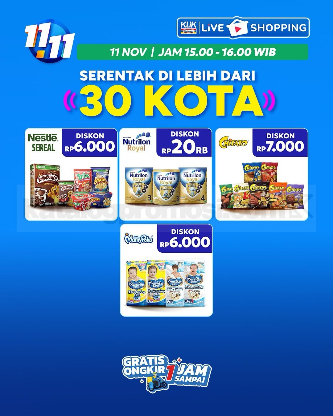 Promo Klik Indomaret 11.11 Diskon Kilat mulai Rp. 1.000 Promo Klik Indomaret 11.11 Diskon Kilat mulai Rp. 1.000 15