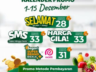 Kalender Promo Segari 1-15 Desember 2025