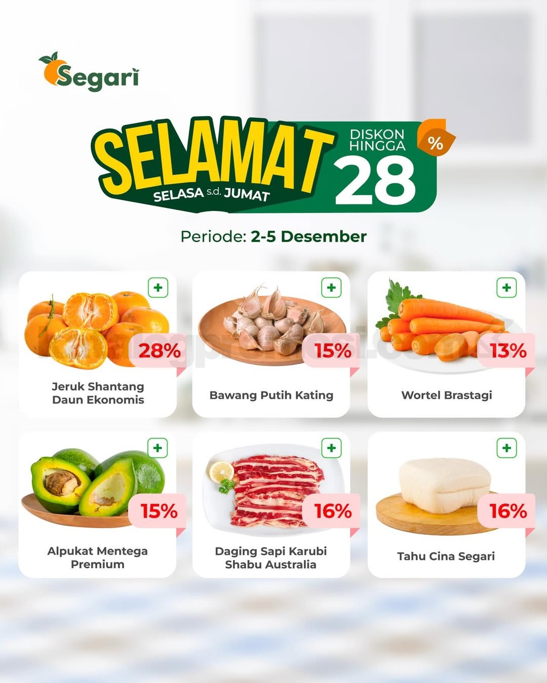 Kalender Promo Segari 1-15 Desember 2025