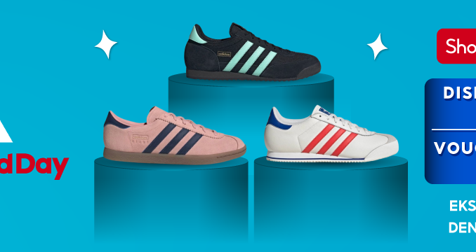 Promo Adidas di Shopee 10.10 Diskon hingga 50% + Voucher 20% 1