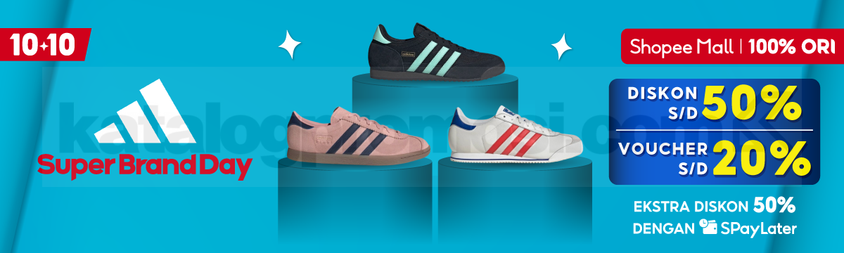 Promo Adidas di Shopee 10.10 Diskon hingga 50% + Voucher 20%