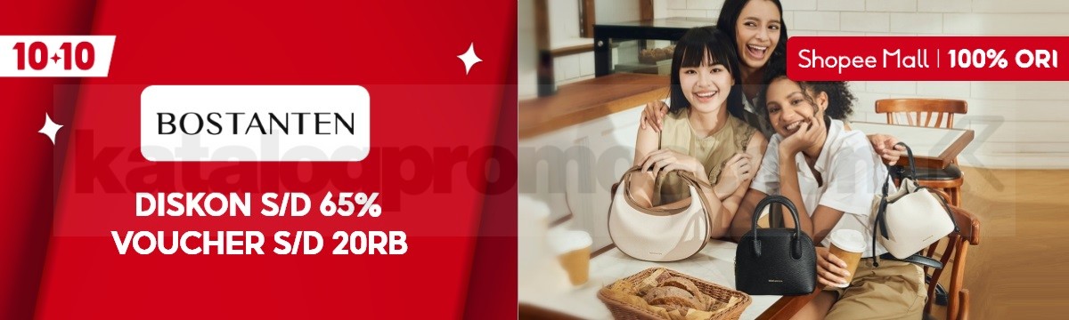 Promo Bostanten di Shopee 10.10 Diskon hingga 65% + Voucher 20K 