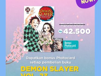 Promo Demon Slayer Vol. 23 di Gramedia Harga Spesial + Bonus Photocard 2