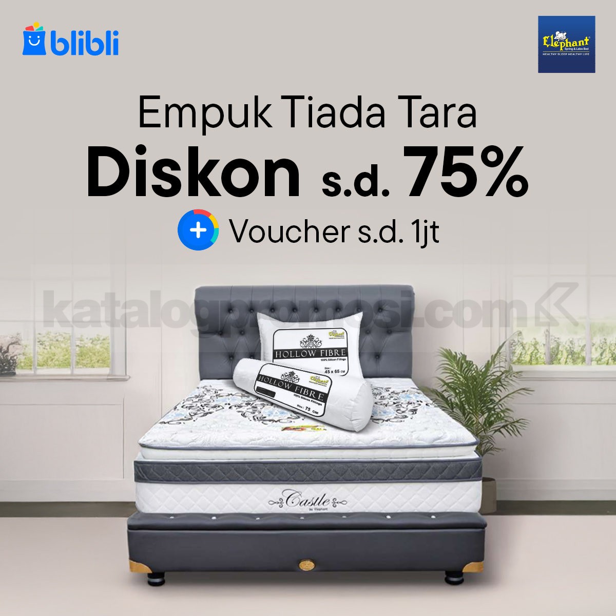 Promo Elephant di Blibli Diskon 75% + Voucher hingga 1 juta