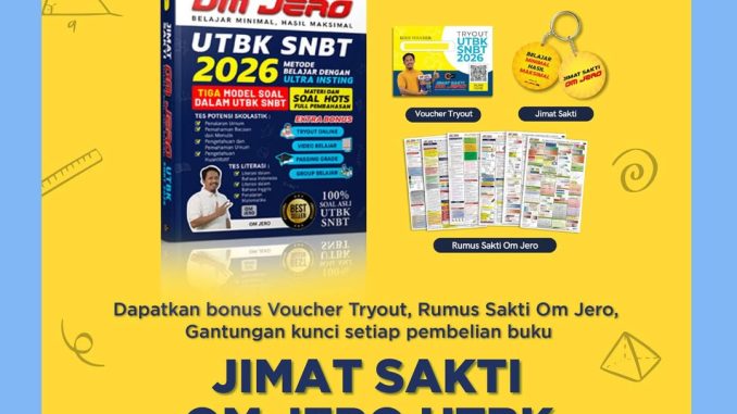Promo Gramedia - Jimat Sakti Om Jero UTBK SNBT 2026 Harga Spesial!