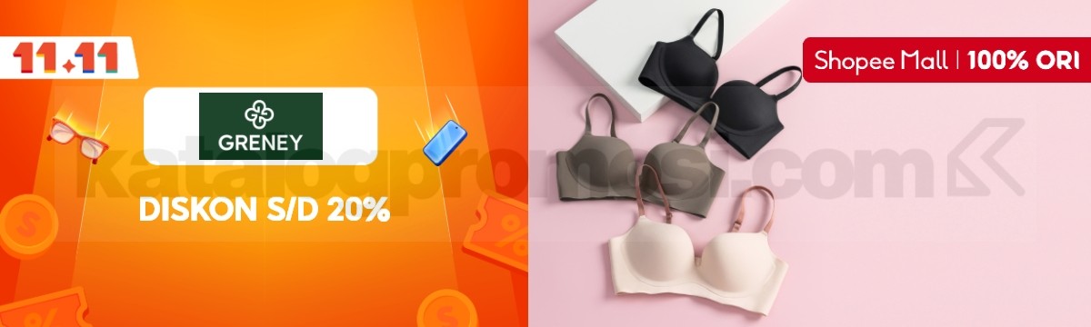 Promo Greney di Shopee 11.11 Diskon hingga 20%