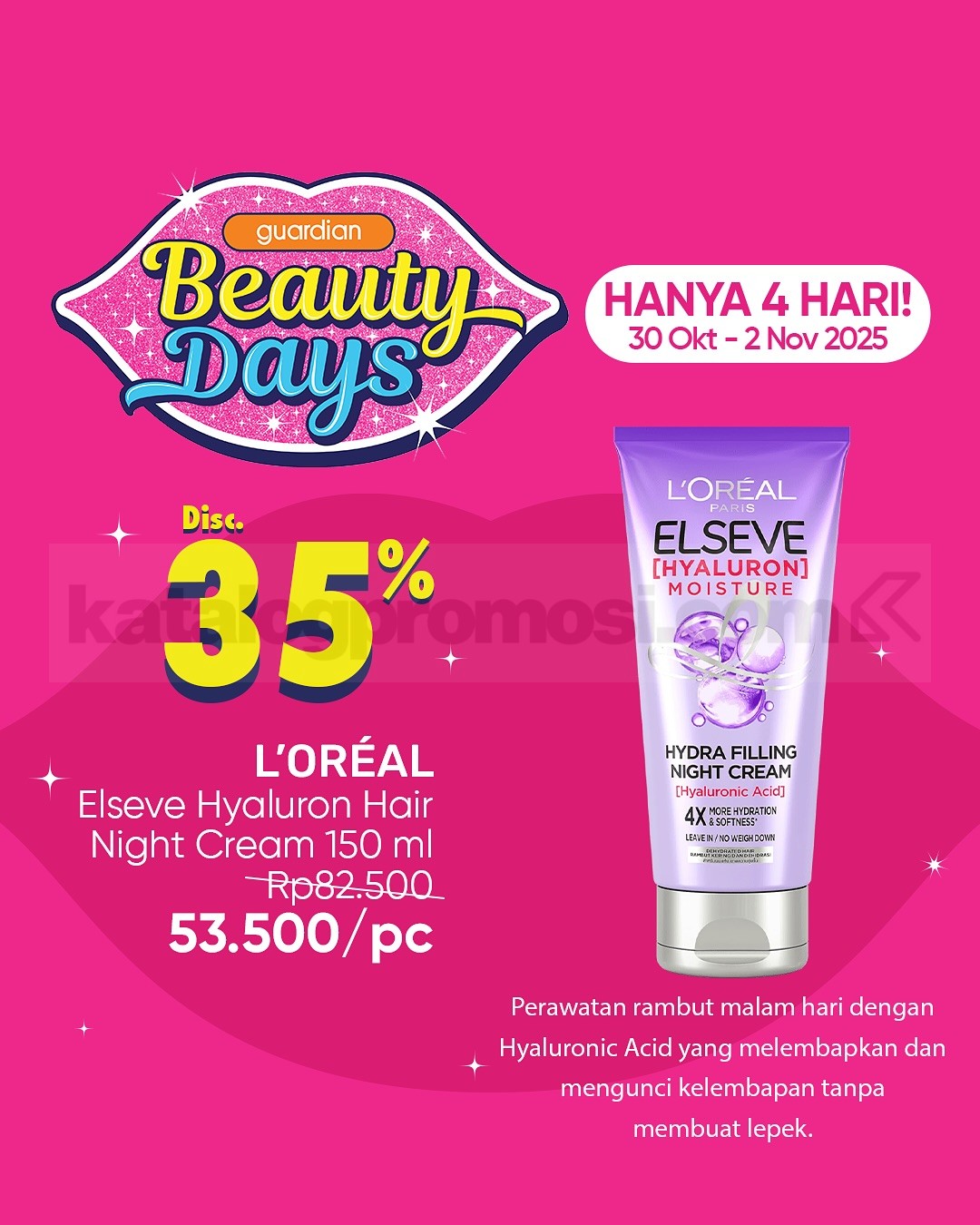 Promo Guardian Beauty Days Diskon hingga 50%